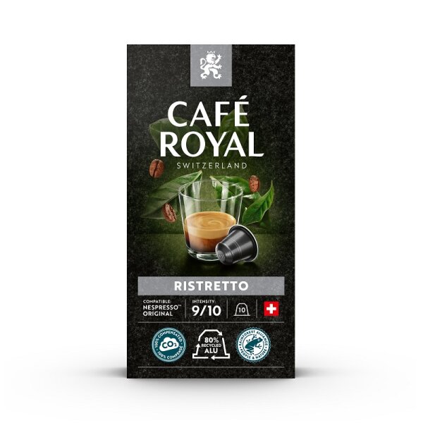 Caf&eacute; Royal Ristretto 10 Kapseln Alu 1 Pack