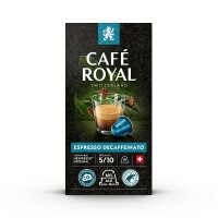 Caf&eacute; Royal Espresso Decaffeinato 10 Kapseln Alu 1...