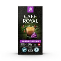 Caf&eacute; Royal Lungo Classico 10 Kapseln Alu 1 Pack