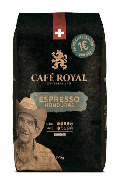 Caf&eacute; Royal Honduras Ganze Bohne Espresso 1kg