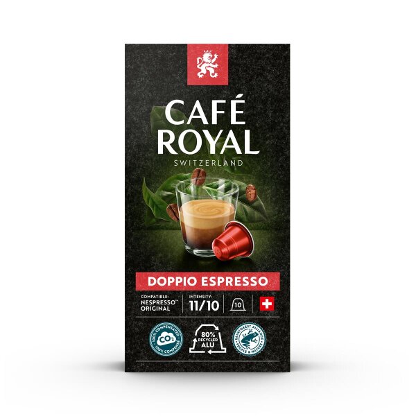 Caf&eacute; Royal Doppio Espresso 10 Kapseln Alu 1 Pack