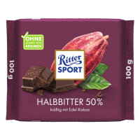 Ritter Sport Halbbitter 50% Kakao 100g