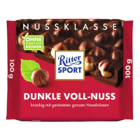 Ritter Sport Dunkle Voll-Nuss 100g