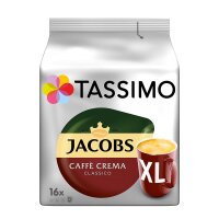 Tassimo Jacobs Caff&egrave; Crema Classico XL 16 Portionen