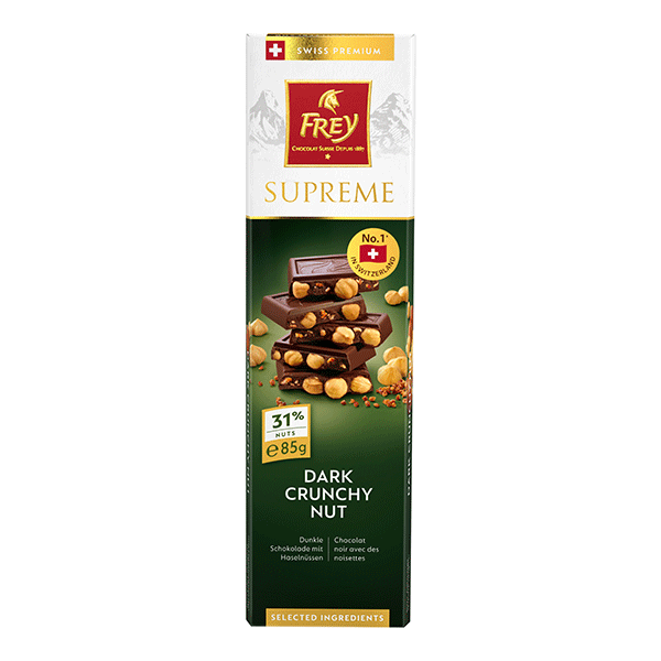 Frey Supreme Dark Crunchy Nut 85g