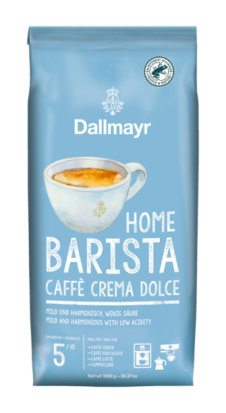 Dallmayr Home Barista Caff&egrave; Crema Dolce ganze Bohne 1kg