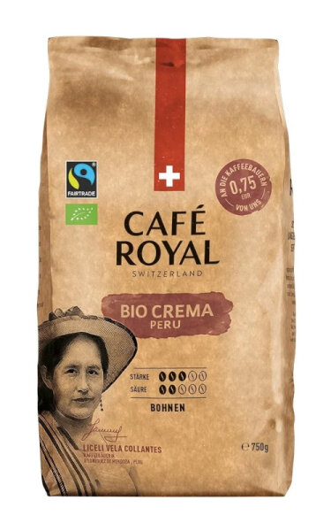 Caf&eacute; Royal Peru Fairtrade Bio Crema 750g