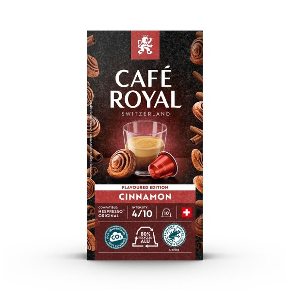 Caf&eacute; Royal FE Cinnamon10 Kapseln Alu 1 Pack