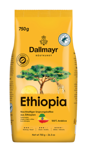 Dallmayr Ethiopia ganze Bohne 750g