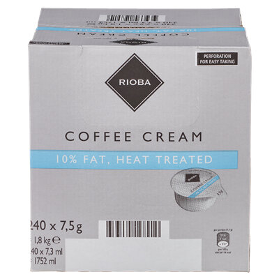 RIOBA Kaffeesahne 10% Fett ultrahocherhitzt 240x7,5g