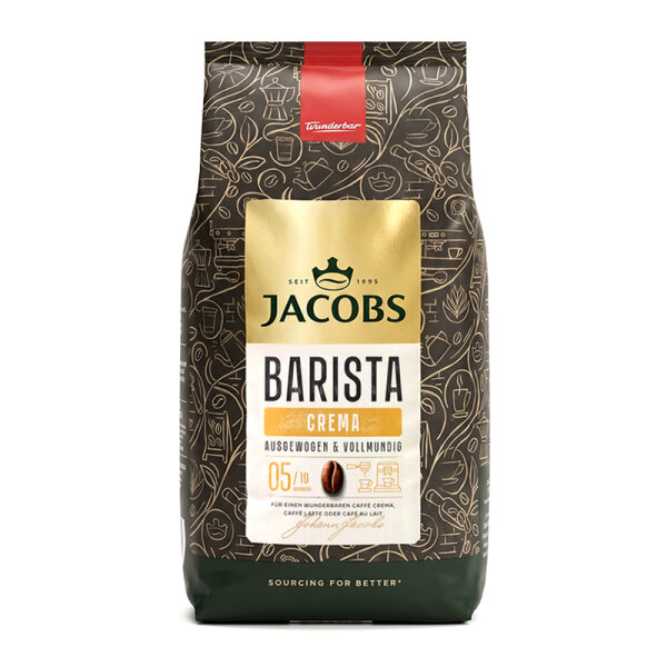 Jacobs Barista Crema ganze Bohnen 1Kg
