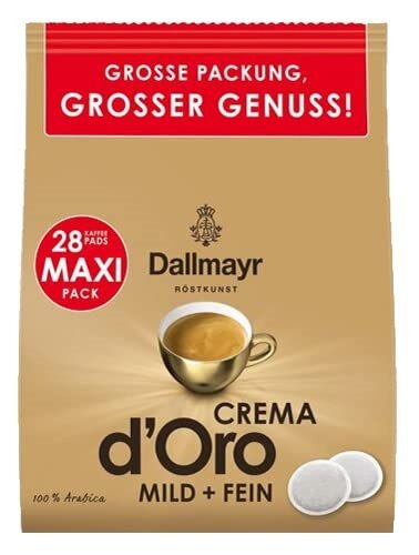 Dallmayr Crema dOro mild+fein 28 Kaffeepads