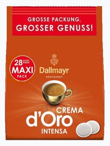 Dallmayr Crema dOro intensa 28 Kaffeepads