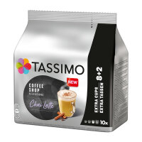 Tassimo Coffee Shop Selections Chai Latte 10 Portionen