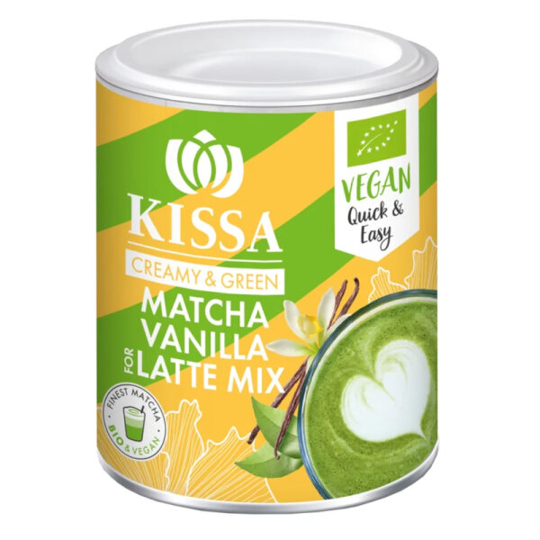 KISSA Matcha Vanilla for Latte Mix 120g