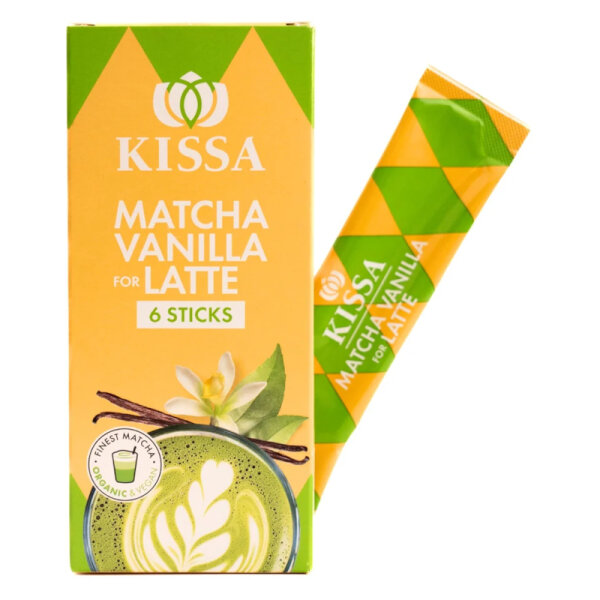 KISSA Matcha-Vanilla for Latte 6 Sticks 72g