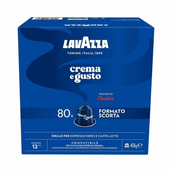 Lavazza Crema E Gusto 80er Kapseln 456g